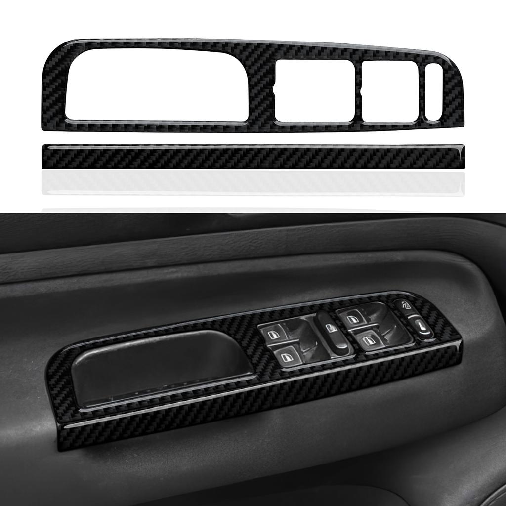 Für VW Jetta A4 Bora Golf IV MK4 R32 GTI Variant (1997-2005) Auto-Lenkradpanel, Innenraumaufkleber aus Kohlefaser.