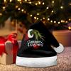 Plush Christmas Hat for Men and Women, Cozy Winter Holiday Novelty Hat for Parties