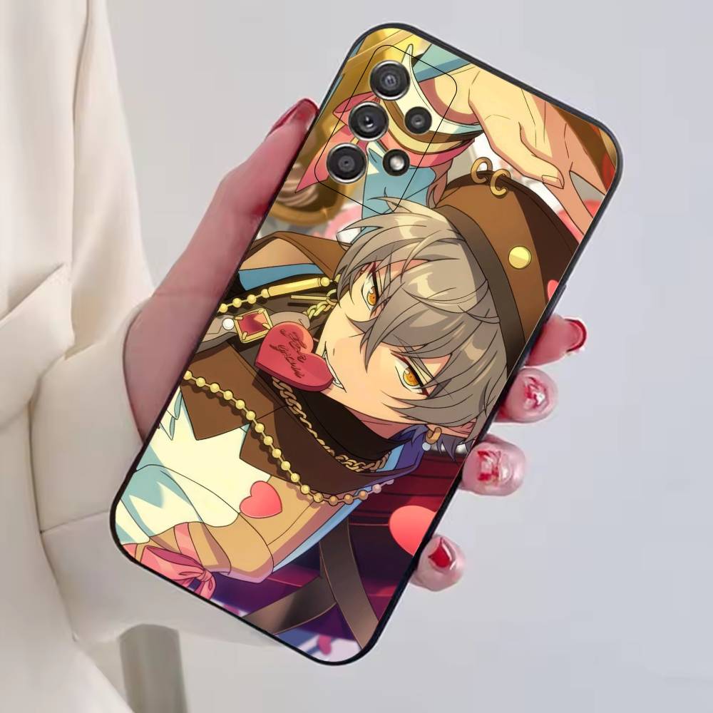 Game Ensemble Stars O-Ogami Koga Phone Case Black Silicone Soft For Samsung S25,S24,S21,S22,S23,S30,Ultra,S20,Plus,Fe,Lite