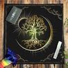 Tarots Card Tablecloth Altars Cloth Moon Sun Tree Astrologys Tablecloth Decors