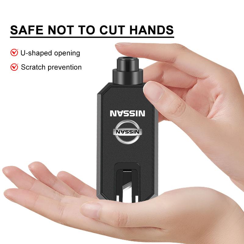 3-in-1 Autosicherheits hammer Auto Notfall Glas Fensterbrecher Auto Werkzeug Für Nismo Nissan Almera Tiida Sunny QASHQAI Skyline Juke X-TRAI MARCH LIVINA