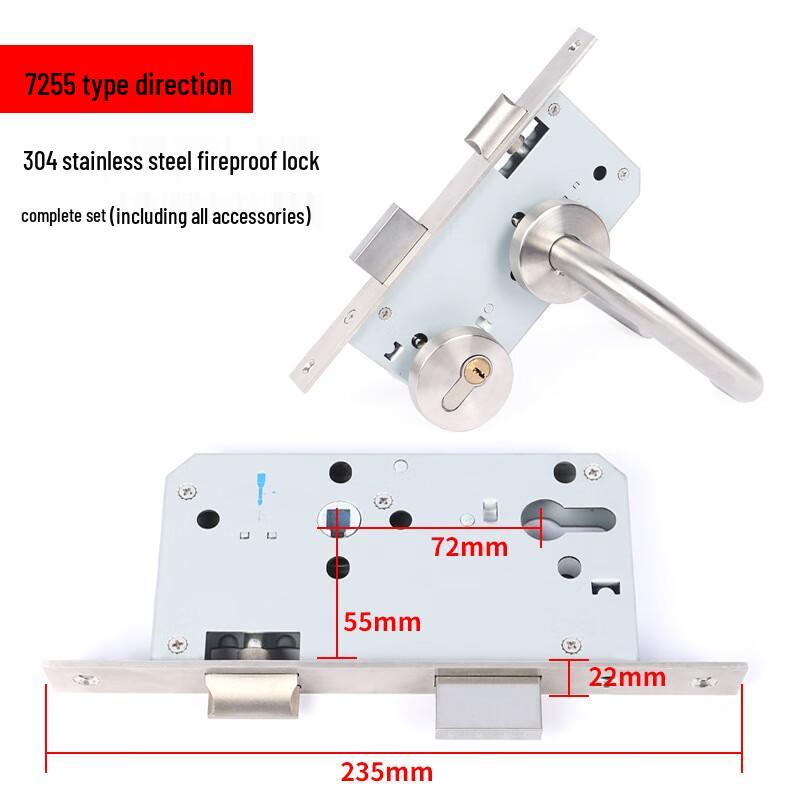 Stainless Steel Fire & Emergency Exit Door Lock