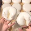 1Pcs Fluffy Soft Bread Slow Rebound Round Milky White Big Bun Sensory Toy Mochi Pu Milky Sticky Finger Yogurt Cake Toys