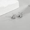 Balloon Dog Sterling Silver Stud Earrings - Trendy, Cool, and Sweet Japanese/Korean Style for Women 2022