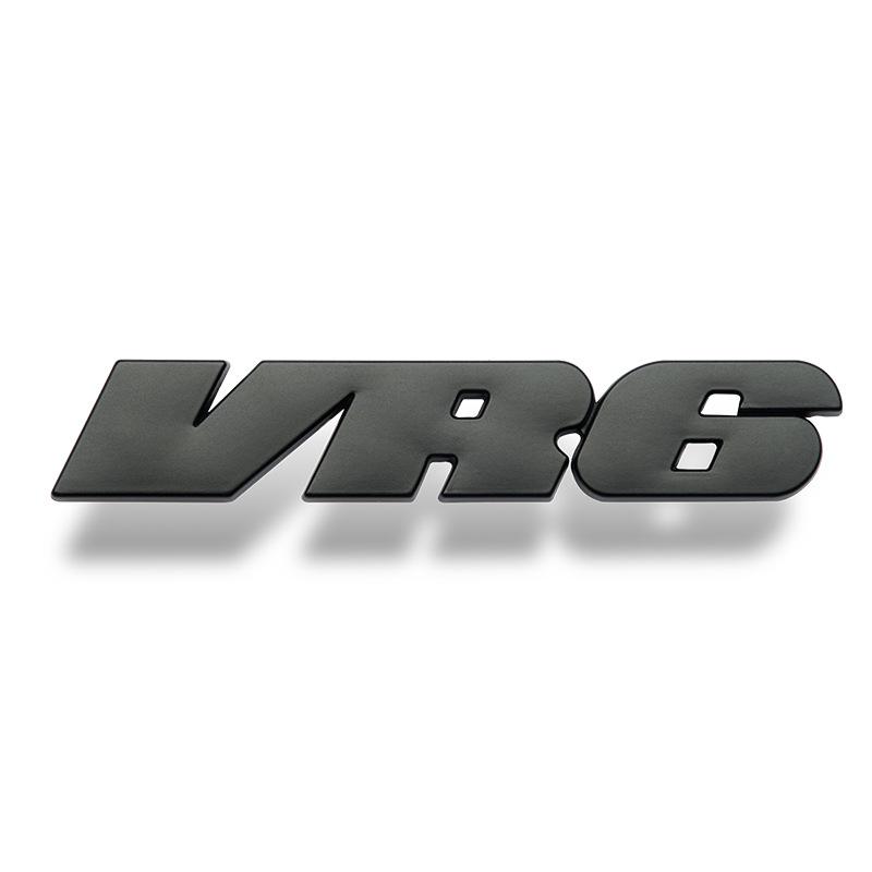3d Metal Car Letters VR6 Logo Emblem Badge Decals For A3 Q3 Q5 A5 Q7 MK2 MK4 MK3 VR6 Sticker Accessories