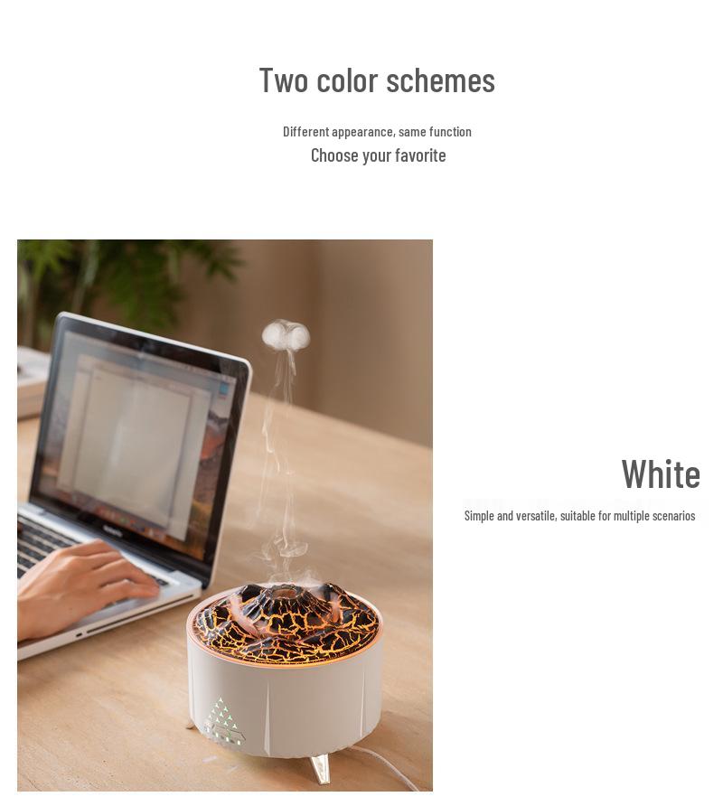 Volcano Aromatherapy Humidifier & Bluetooth Speaker with White Noise