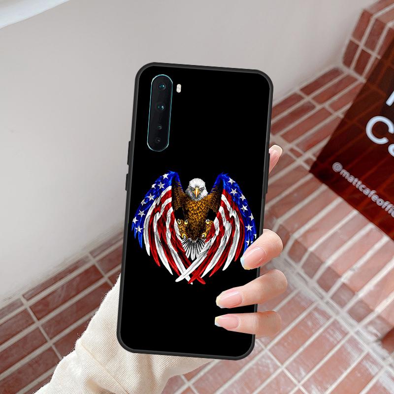 American USA Flag Eagle Case For OnePlus 15 13 12 11 13T 13R 12R 10R 10T 8T OnePlus Nord 5 CE 3 4 Lite N20 N30 Cover