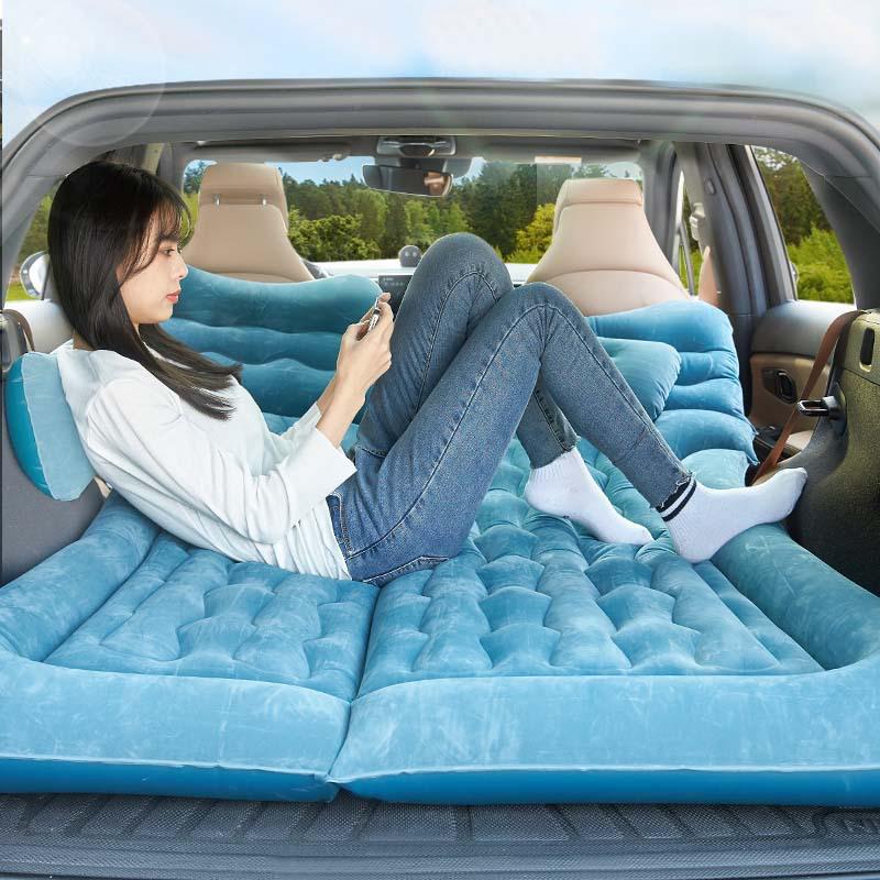 SUV Inflatable Rear Trunk Travel Mattress - Outdoor, Off-Road & Self-Driving Tour Sleeping Pad