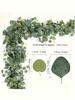 Artificial artificial eucalyptus vine plant Wedding decoration supplies Green wedding background arch wall ornament 1pc