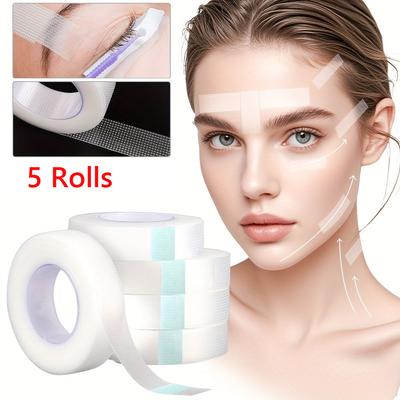 5Pcs Breathable Non-Woven Tape That Is Gentle On The Skin And Features a Durable Adhesive for Reliable Wound Care And Sports