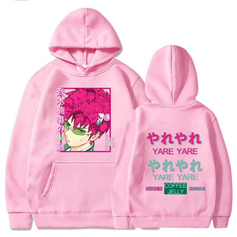 The Disastrous Life of Saiki K Hoodies Print Fashion Sweatshirt Casual Unisex Autumn Winter Fleece Tops Sudaderas