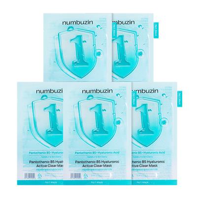 _No. 1 Hyaluronic Pantothenic Acid Clear Soothing Gauze Pack (5 Sheets)