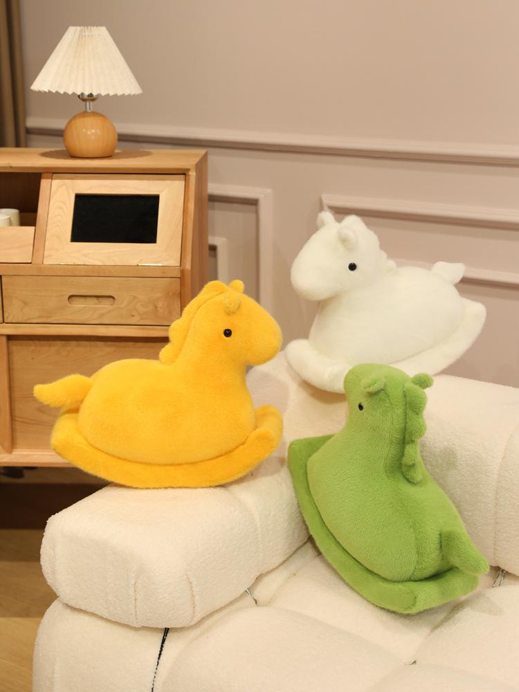 Plush Rocking Horse Doll – Cute Children's Comfort Toy & Birthday Gift