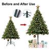 14.8" Christmas Tree Height Extender Metal Tree Base Extension Pole with 3 Fixing