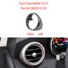 For Mercedes W205 W253 Car AC Vent Grille Air Conditioning Outer Ring Outer Frame Cover For Benz C GLC Class C180 C200 GLC300