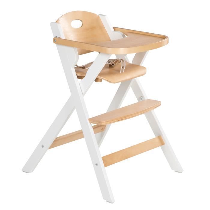 Chaise haute pliable peu encombrante avec plateau à manger - ROBA - Réglable - Accessoires bébé - Bébé