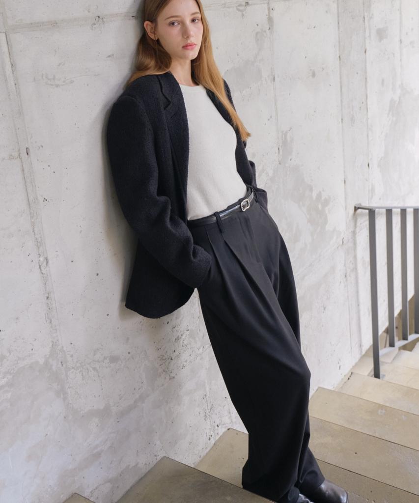Okuka Signature Wool Trousers_Black
