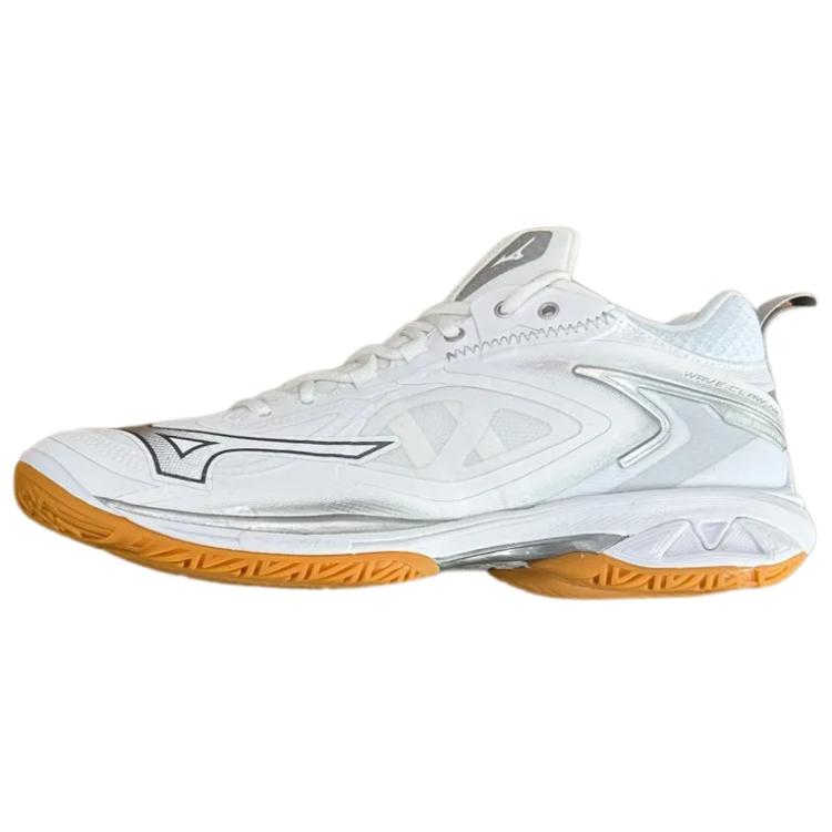 

Mizuno Кроссовки Wave Claw Neo 3 Wide White Harbor Mist Unisex, серебристые 71GA247318 38