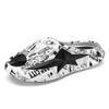 Summer Slippers Large Size Couple Style Home Leisure One-word Drag Thick Bottom Stepping On Shit Feeling Outside Wearing Beach Cool Slippers