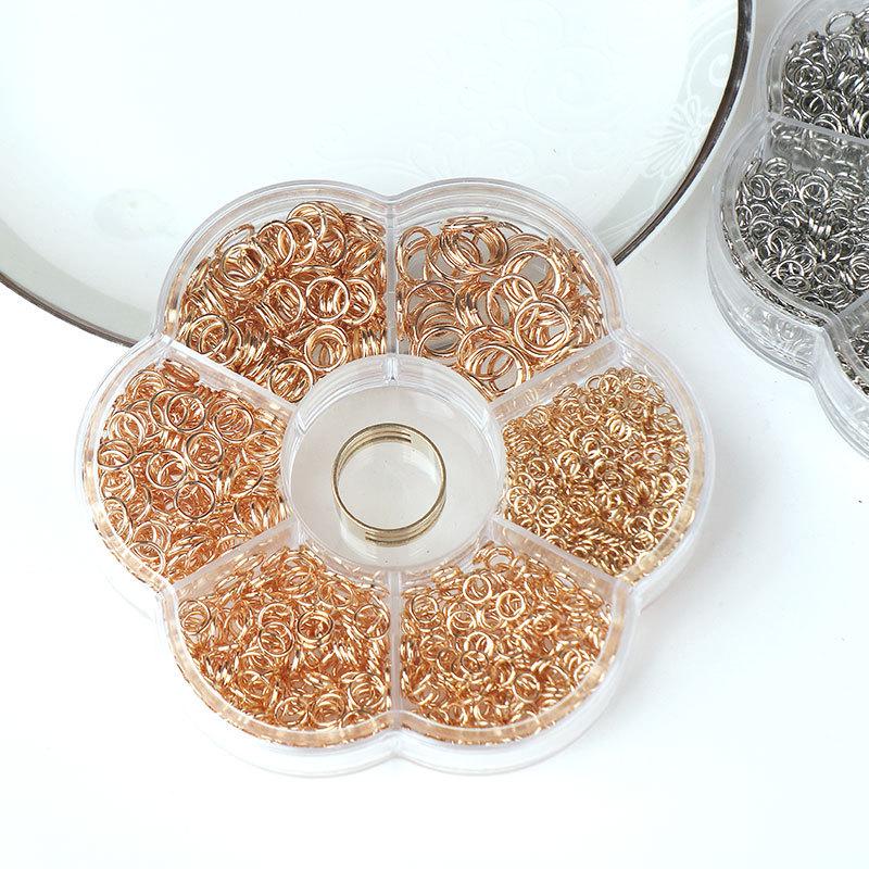 4-10mm Open Jump Rings for DIY Earring and Ornament Making