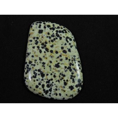 33X45MM Natural Dalmation Jasper Round Gemstone Crystal Loose Cabochon 63Cts SK-2913