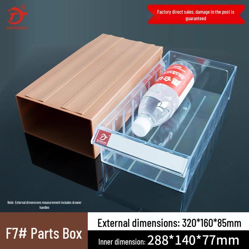 Desktop Drawer-Type Organizer Box, Thickened Storage Cabinet for Components and LEGO Bricks