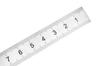 Protractor with Ruler 100 Mm, Stainless Steel