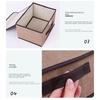 NEW Home Fabric Foldable Linen Organizing Box Multifu Non-woven Fabric Dust-proof Storage Box Dormitory Interior Storage Boxs