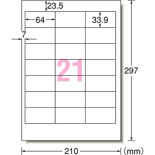 A-One PC & Word Processor Label Toshiba Rupo & TOSWORD Series Type 21 Pages 20 Sheets 28315