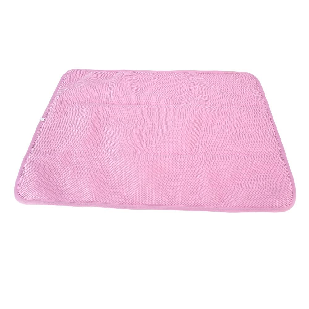 Heat Dissipate Dog Cooling Mat Air Permeable Portable Pet Cushion Pet Sleeping Mat Pet Cage Laying