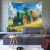 Support Farmer Tapestry Banner Rural Wall Hanging Wall Art Decoration Bedroom Farmland Wall Tapestry