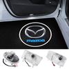 2pcs Car Door Welcome Shadow Light LED Projector Ghost Atmosphere Logo Decorative Lamps For 6 8 Atenza Axela RX-8 RX-9