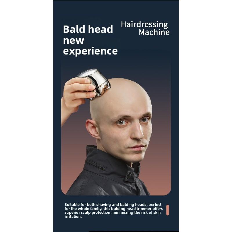 Magnetic Suction Razor Head Gadget - Fully Washable, Digital Display, Electric Shaving Kit
