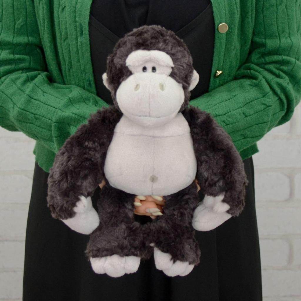 NICI Gorilla Plush Toy, Classic, 25cm