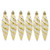 Decor Home Decoration DIY Xmas Pendant Plastic Pendants Spiral Thread Christmas Tree Ornaments