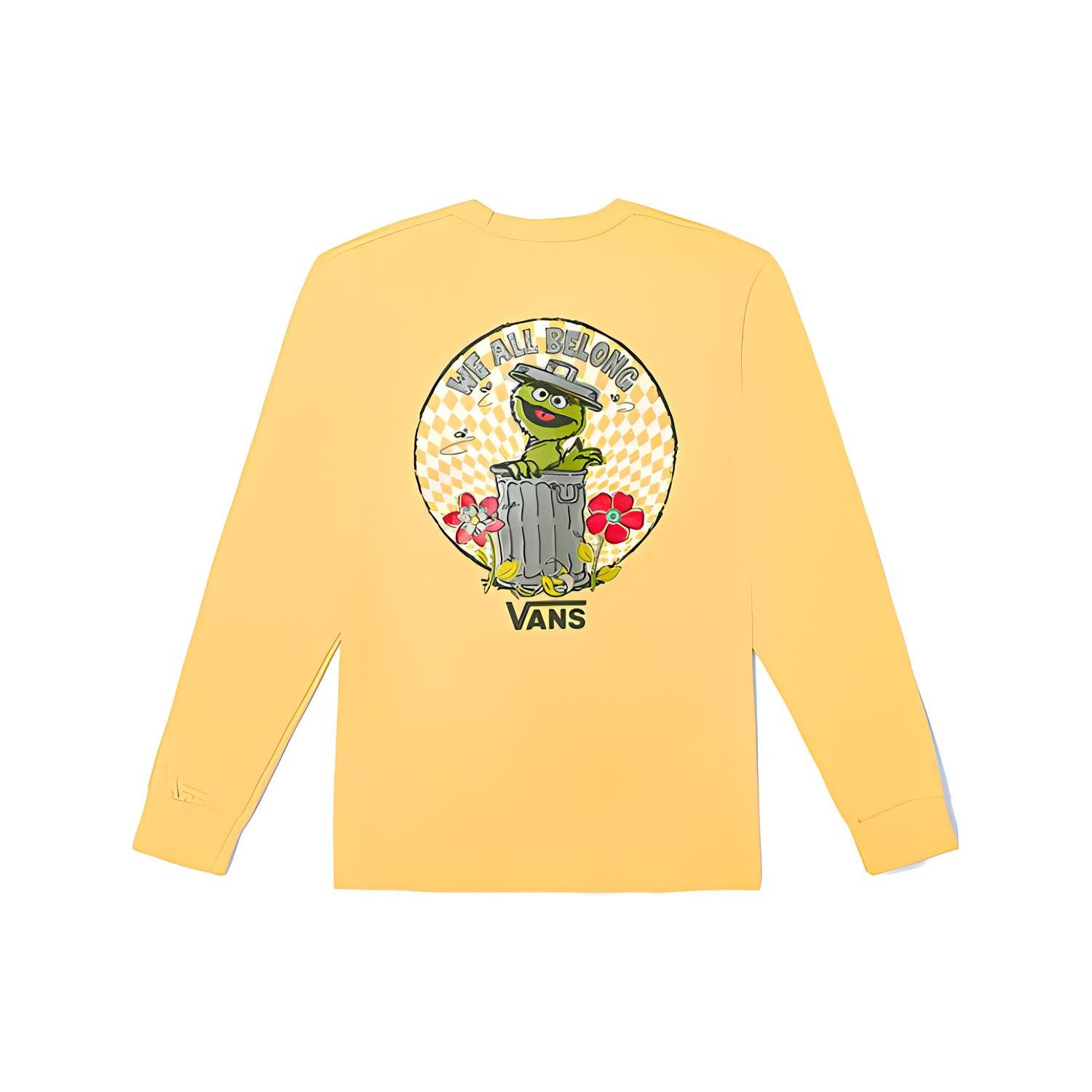 Vans SESAME STREET Футболка Унисекс Желтая VN000BPWNB2 S