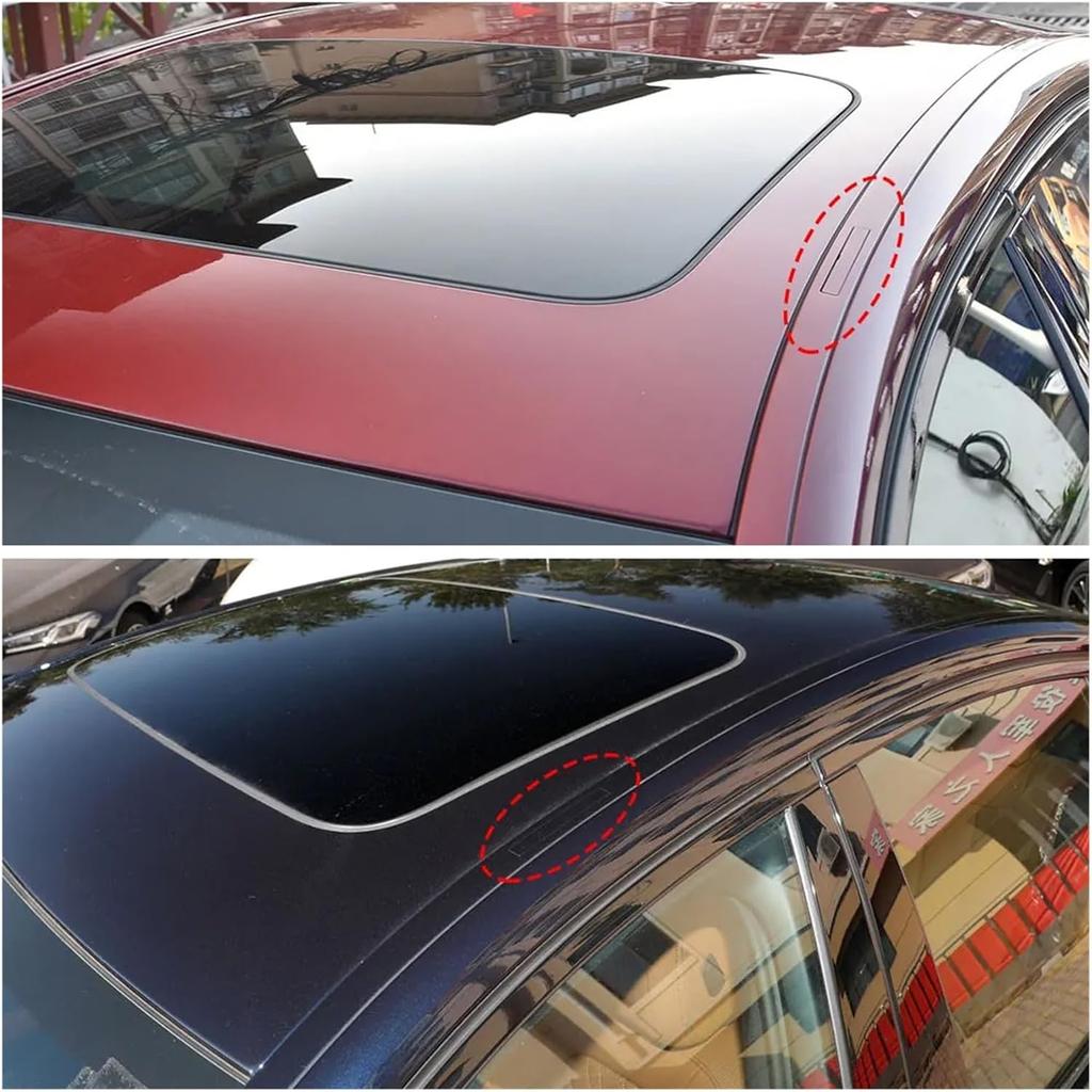 Lišta střešního nosiče na levé straně vozu Krycí deska střešního nosiče Kompatibilní pro BMW G30 F90 Řada 5 520 528 530 535i M5 2017-2023(Černá)