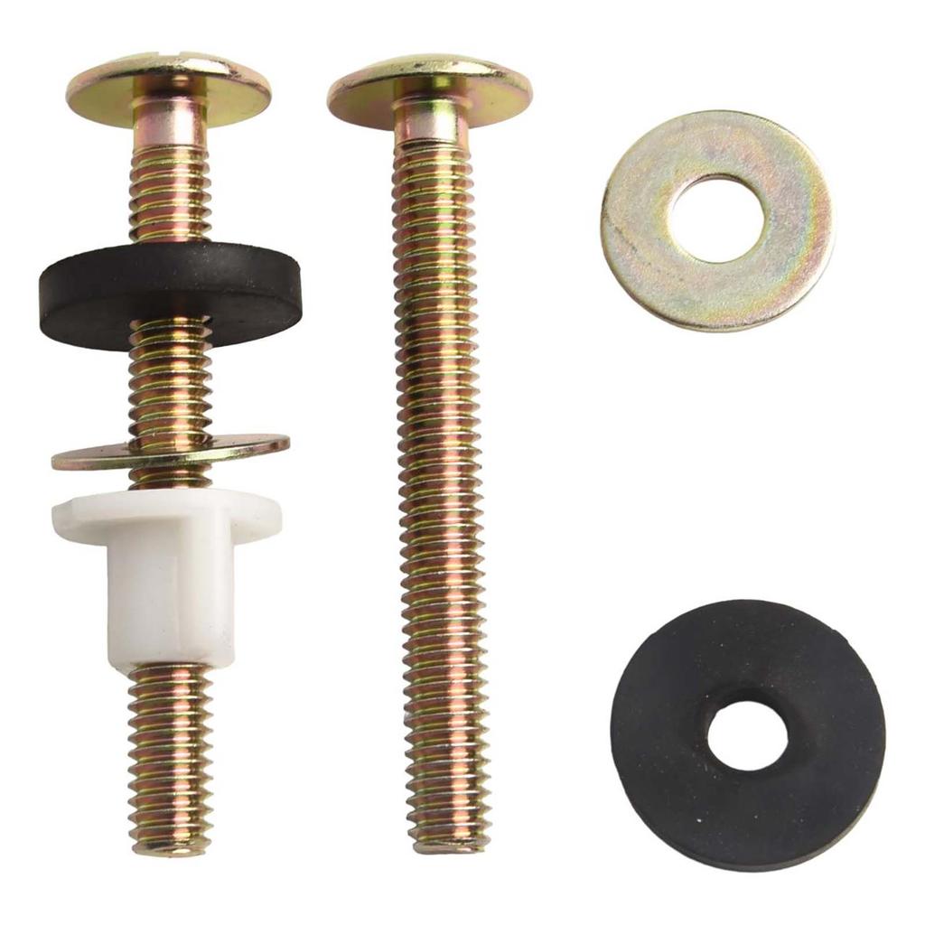 Toilet Seat Screw Set Hinge Bolts Replacement Toilet Seat Bolt Plastic Nuts