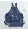 Washable Cotton Denim Apron for Catering, Painting, and Hairdressing