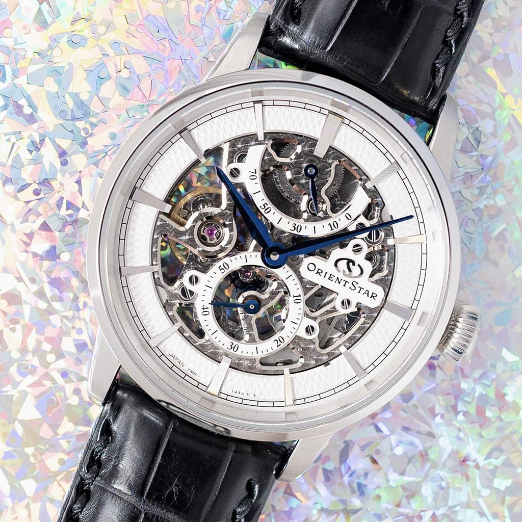 [Orient Star] Montre mécanique ORIENT STAR M45 F8 Squelette Remontage manuel Fabriquée au Japon Garantie fabricant nationale de 2 ans RK-AZ0002S Homme Argent