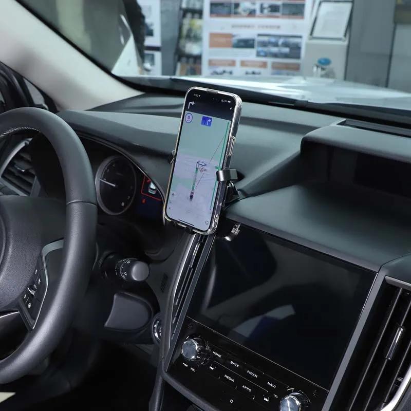 For Subaru Forester 2019-2024/XV 2018-2021 Car Center Control Air Outlet Mobile Phone Holder ABS Interior Accessories LHD