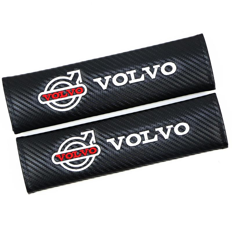 2pcs Cotton flannel carbon fiber protection Cover case For Volvo XC60 XC90 S60 V50 V60  V70 V90 S90 Accessories