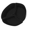 3 in 1 Silicone Slow Cooker Divider Liner Reusable Leakproof Dishwasher Safe Cooking Liner For 6 Quart Pot Black