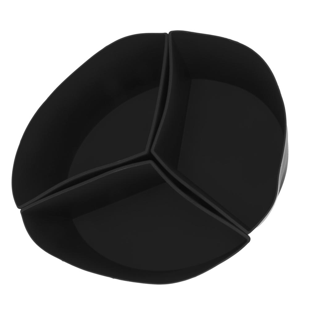 3 in 1 Silicone Slow Cooker Divider Liner Reusable Leakproof Dishwasher Safe Cooking Liner For 6 Quart Pot Black