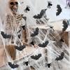 Mini Halloween Bats Spiders Plastic Decorations Realistic Detail Safe User friendly Holiday Party Supplies Indoors Outdoor Decoration