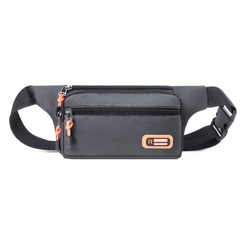 New Style, Four Zipper, Multi-layer, Men's Waist Bag, Men's Running and Fitness, Outdoor Sports, Leisure, Women's, Travel, Mobile Wallet