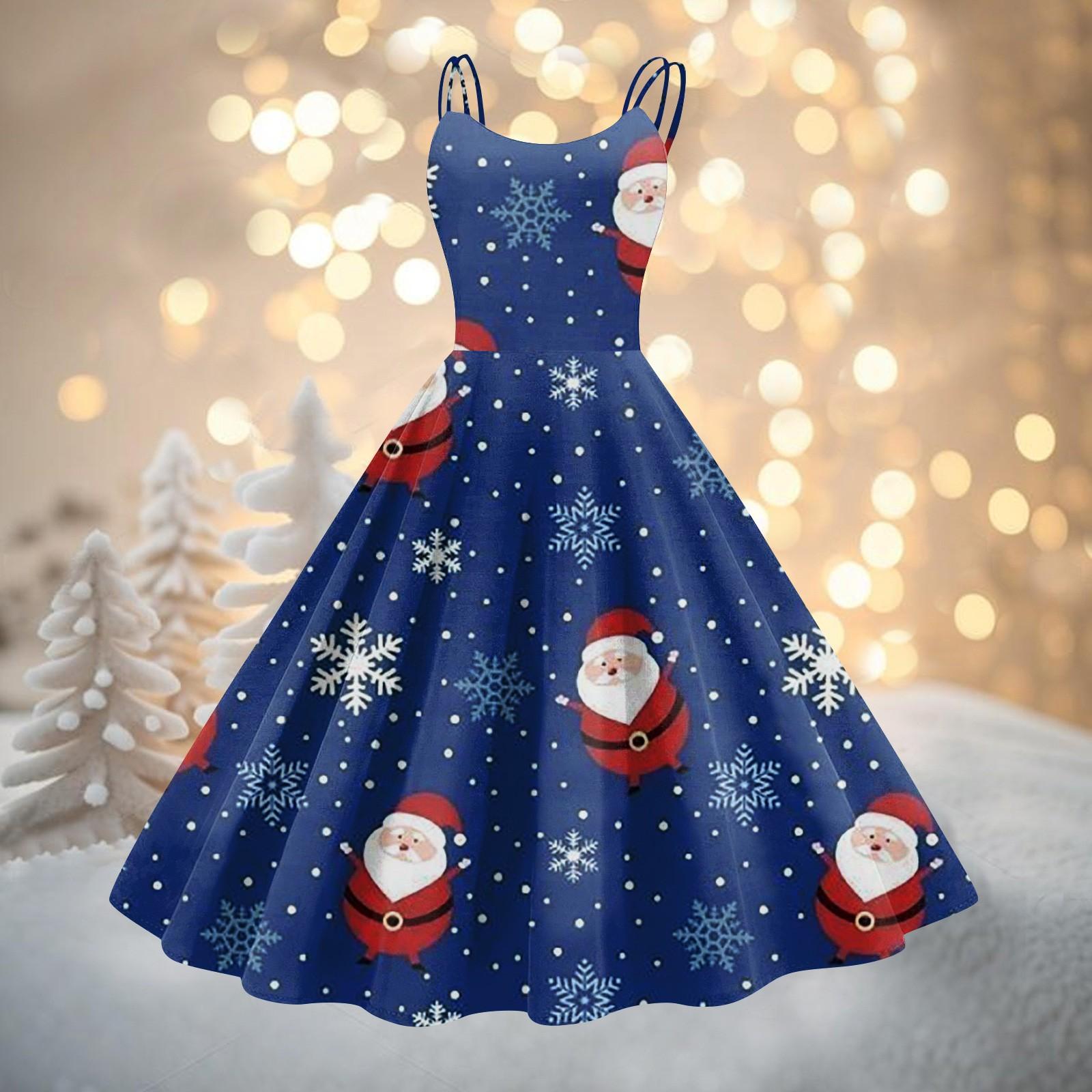 

Жіноча модна різдвяна сексуальна готична коктейльна сукня без бретелей у стилі панк, вінтажна сукня. L