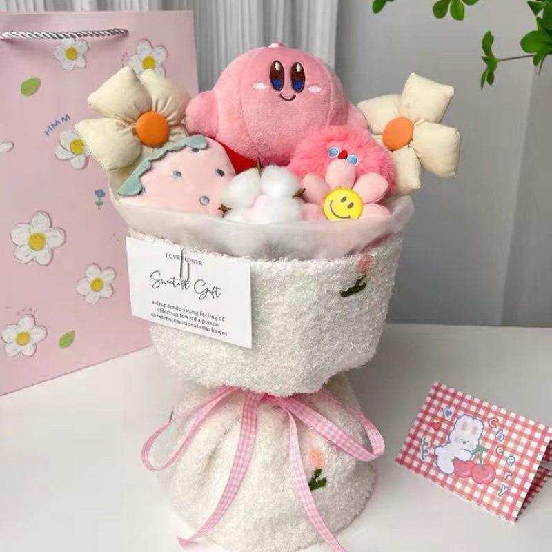 

Kirby Plush Bouquet - Cute Gift for Birthday, Christmas, Girlfriend, or Best Friend