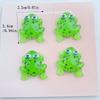 10Pcs New Models Colorful Cartoon Frog Series Resin Scrapbook DIY Jewelry Hairpin Headrope Decoration Crafts Diy Accessories