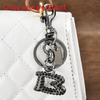 Alphabet Keychain With Alloy Crystals For Bag Decoration In Stylish Summer 2025
